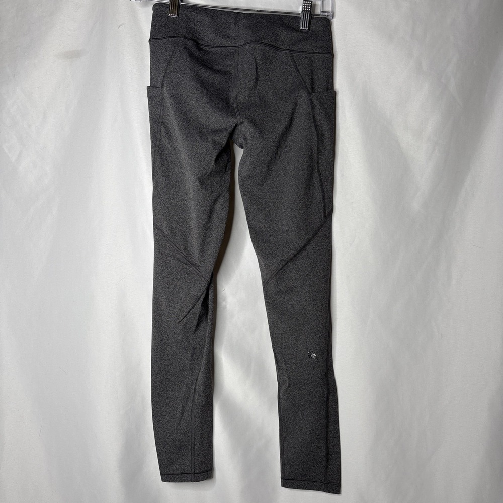 Athleta Girl XL 14 Stash Your Treasures Tight Charcoal Gray Leggings Side Pocket - Picture 3 of 7